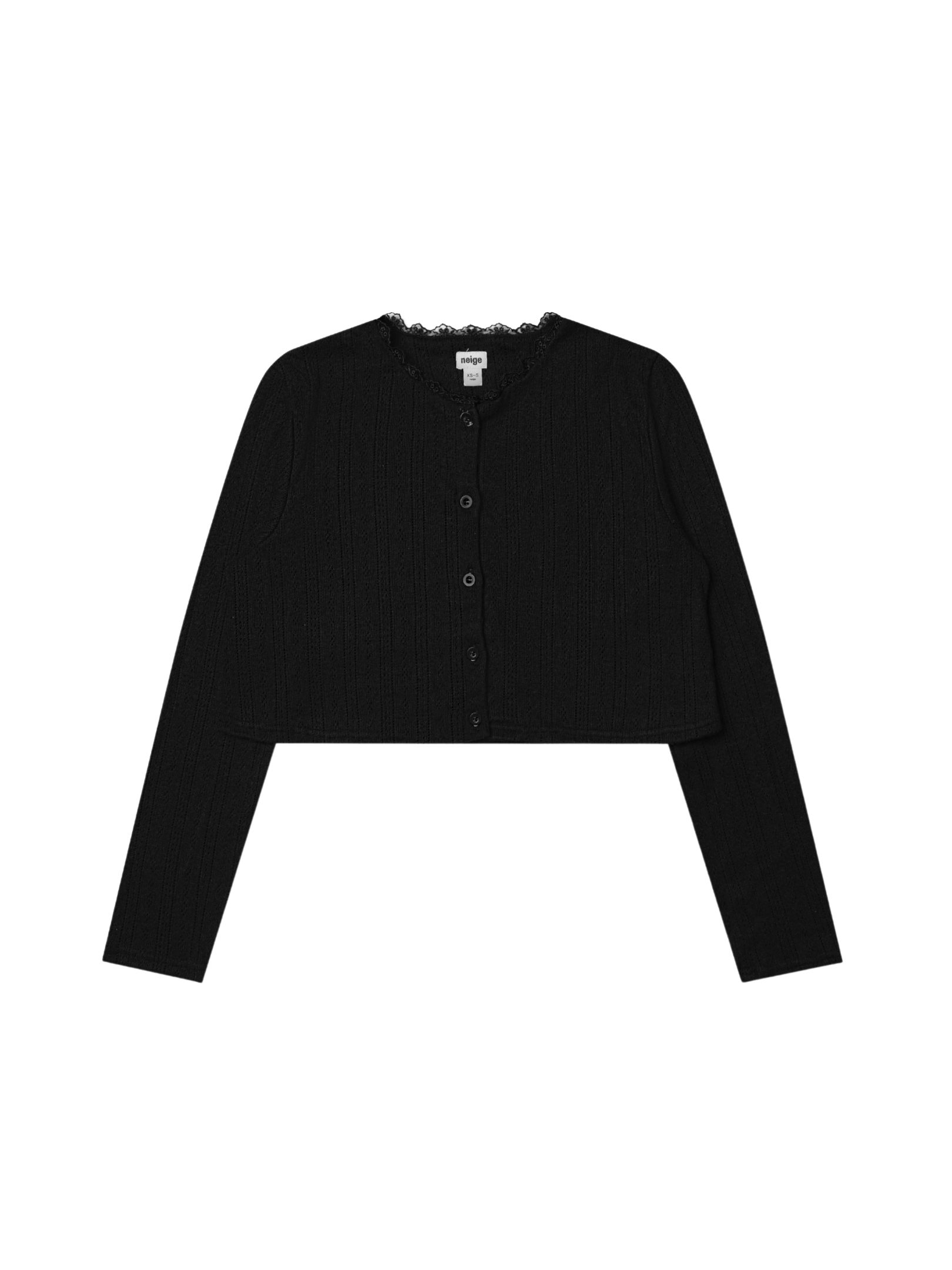 Cerry Pointelle Cardigan