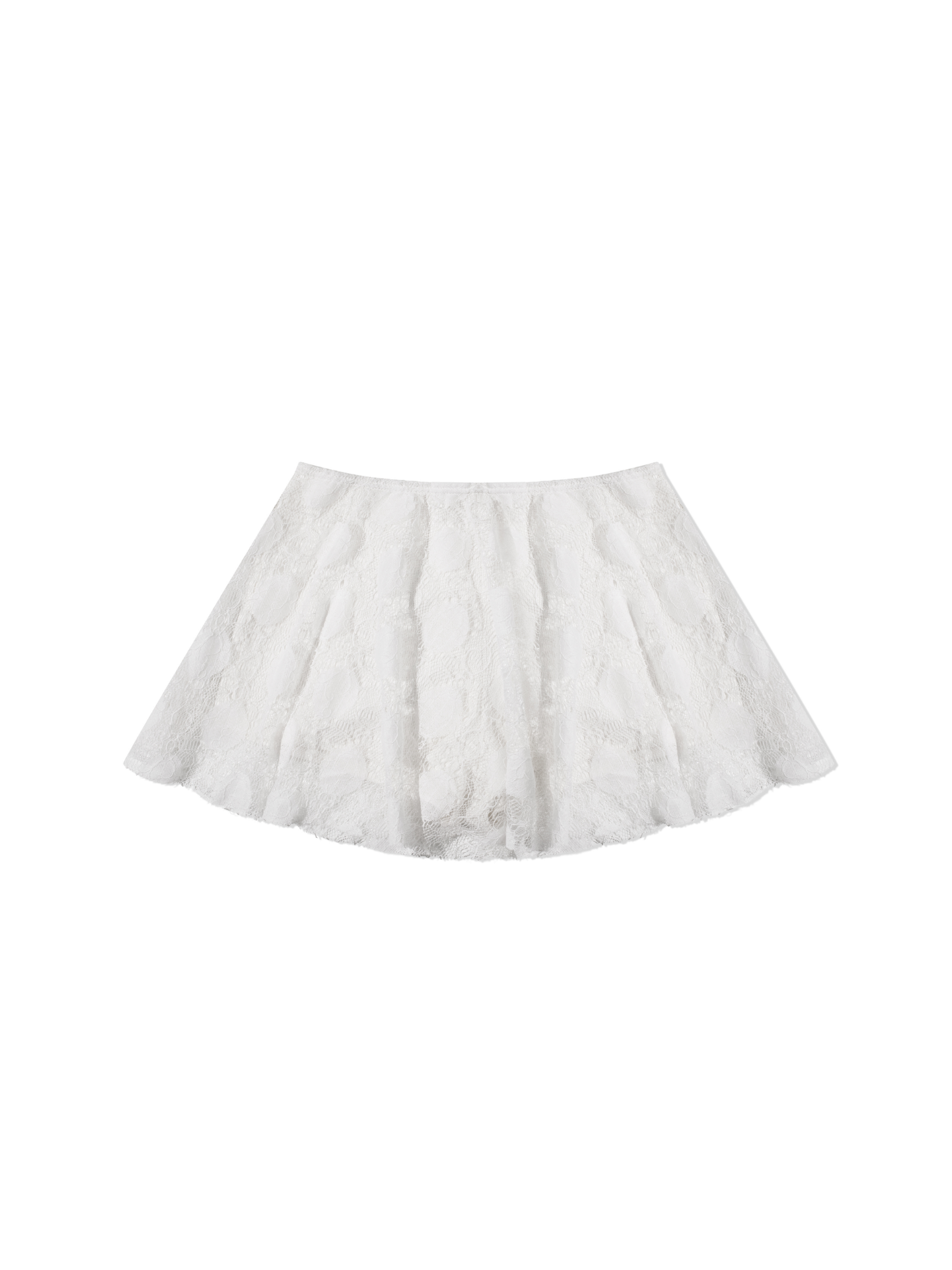 Doily Lace Micro Skirt