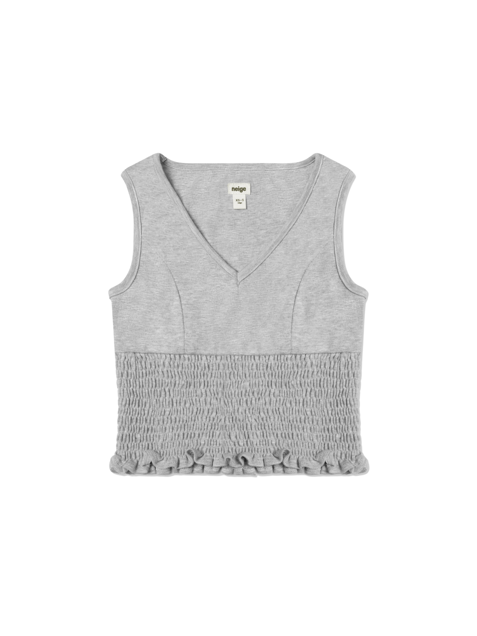 V Neck Sleeveless Tee